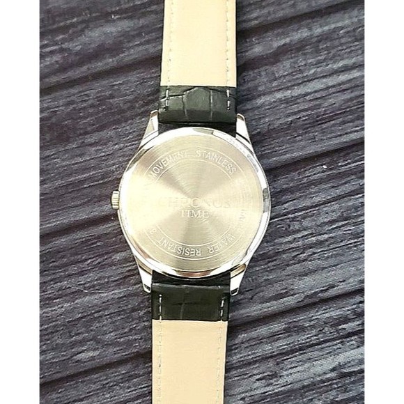 Chronos Tuxedo Roman Satin Sunburst Silver Dial Mens T Cocktail Time Watch NIB - Picture 6 of 7